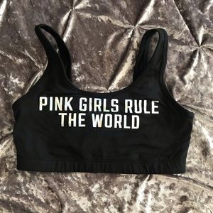 NEW Holographic PINK Victoria’s Secret Sports Bra